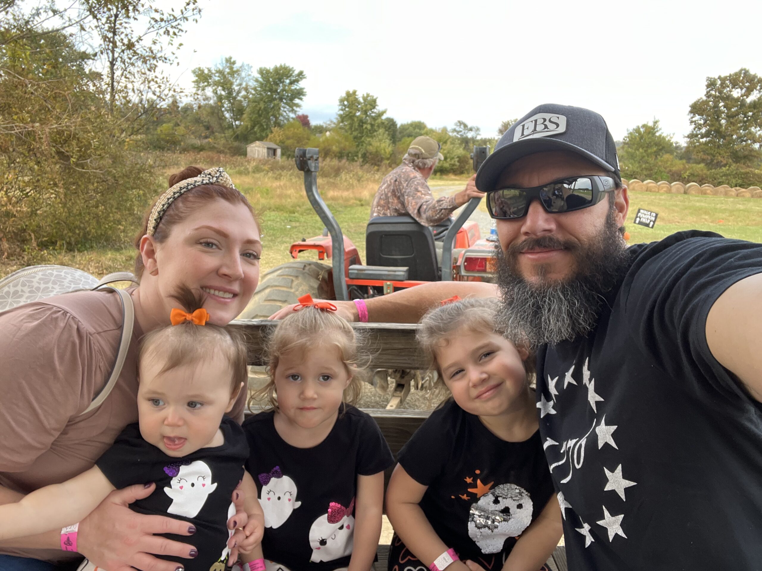 staff sergeant michael bloch marine raider with family on tractor ride