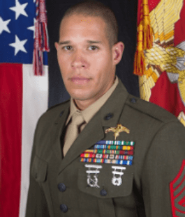 U.S. Marine Corps (Raider) Gunnery Sergeant Danny Draher.